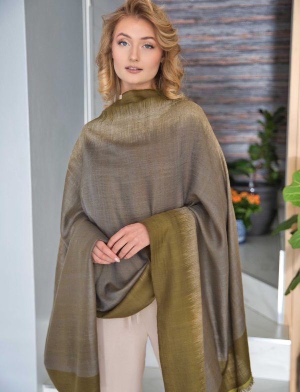 Pashmina Cashmere Ikat Shawl