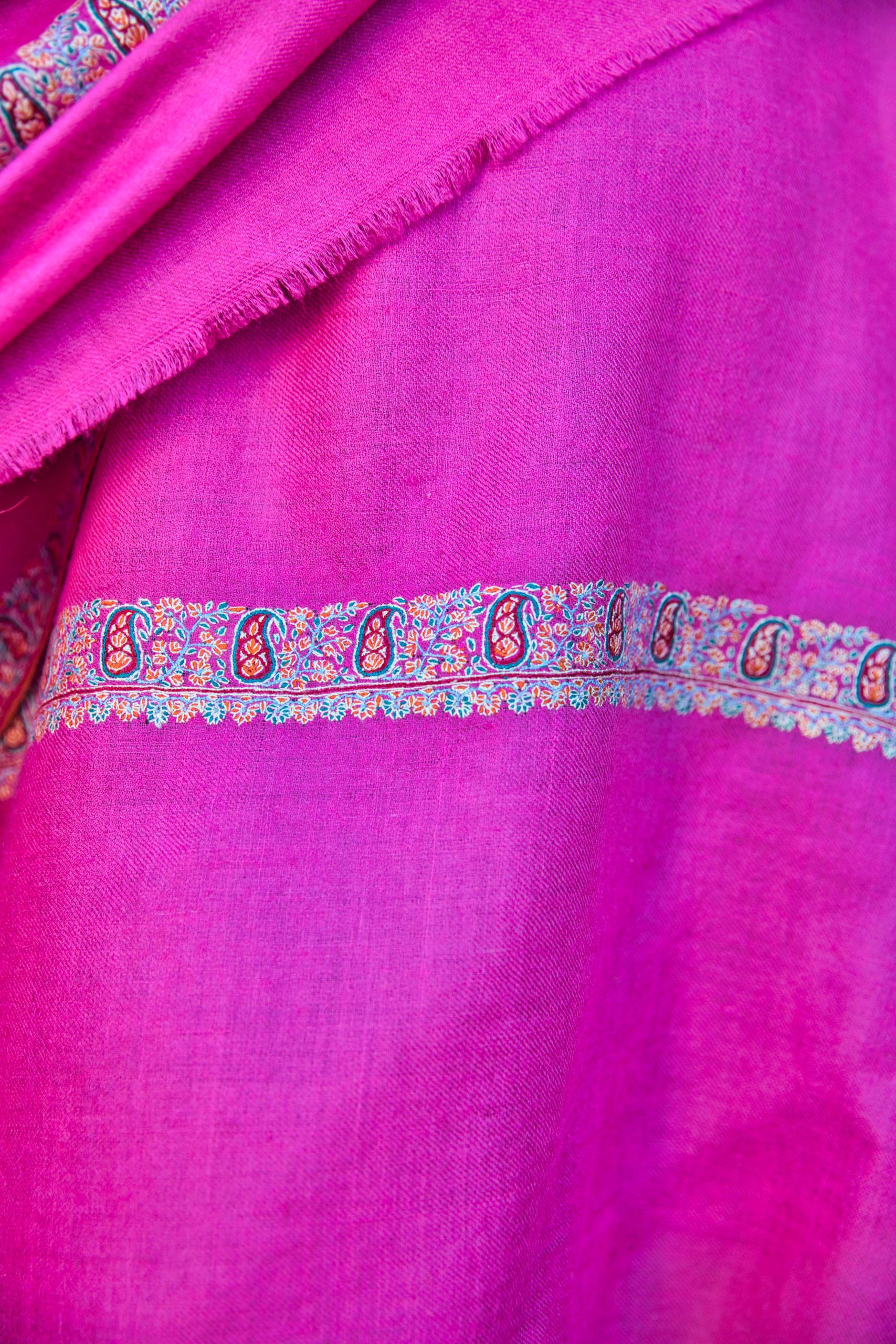 Sozni Embroidery Pashmina Cashmere Shawl - Image 6