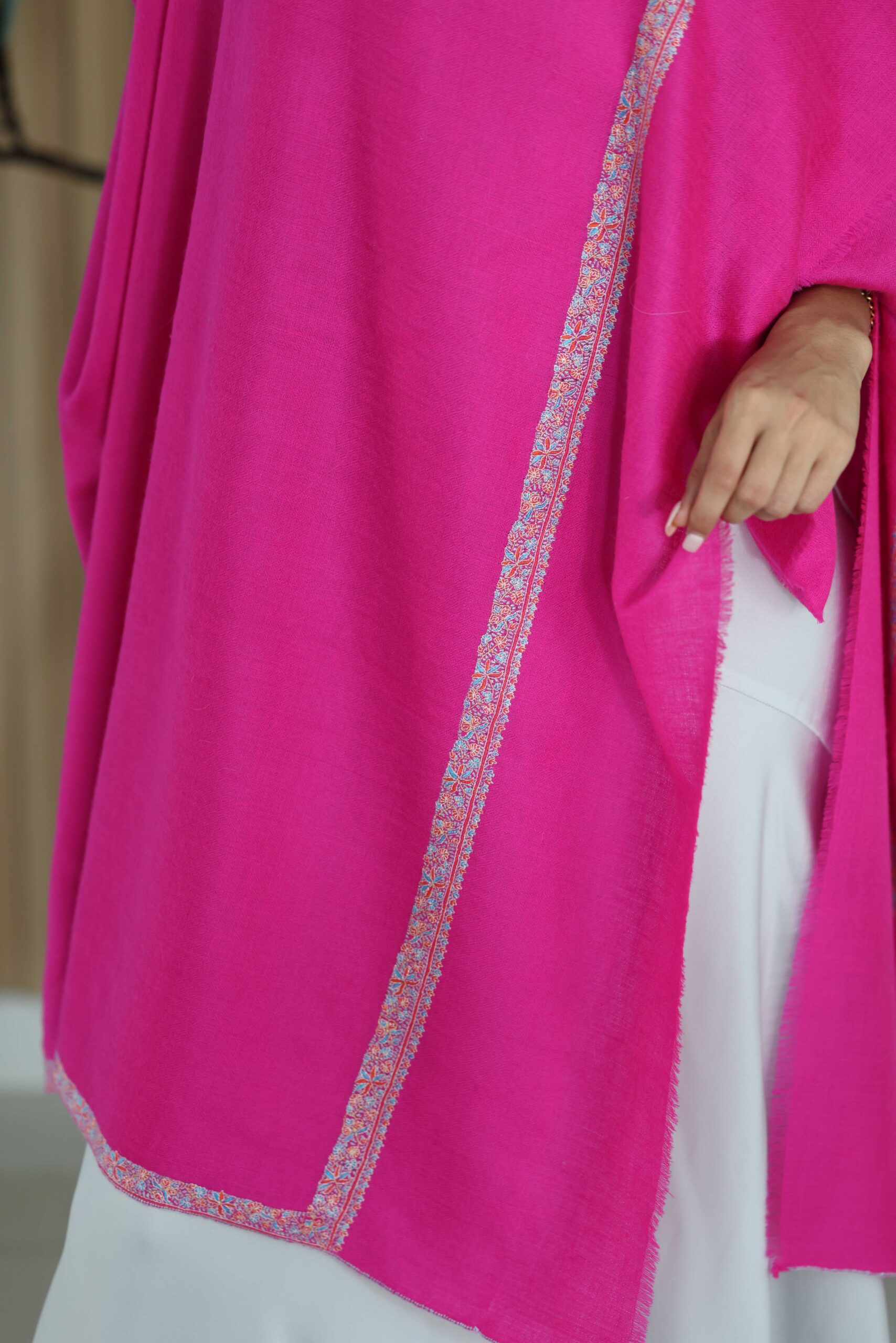 Sozni Embroidery Pashmina Cashmere Shawl - Image 7