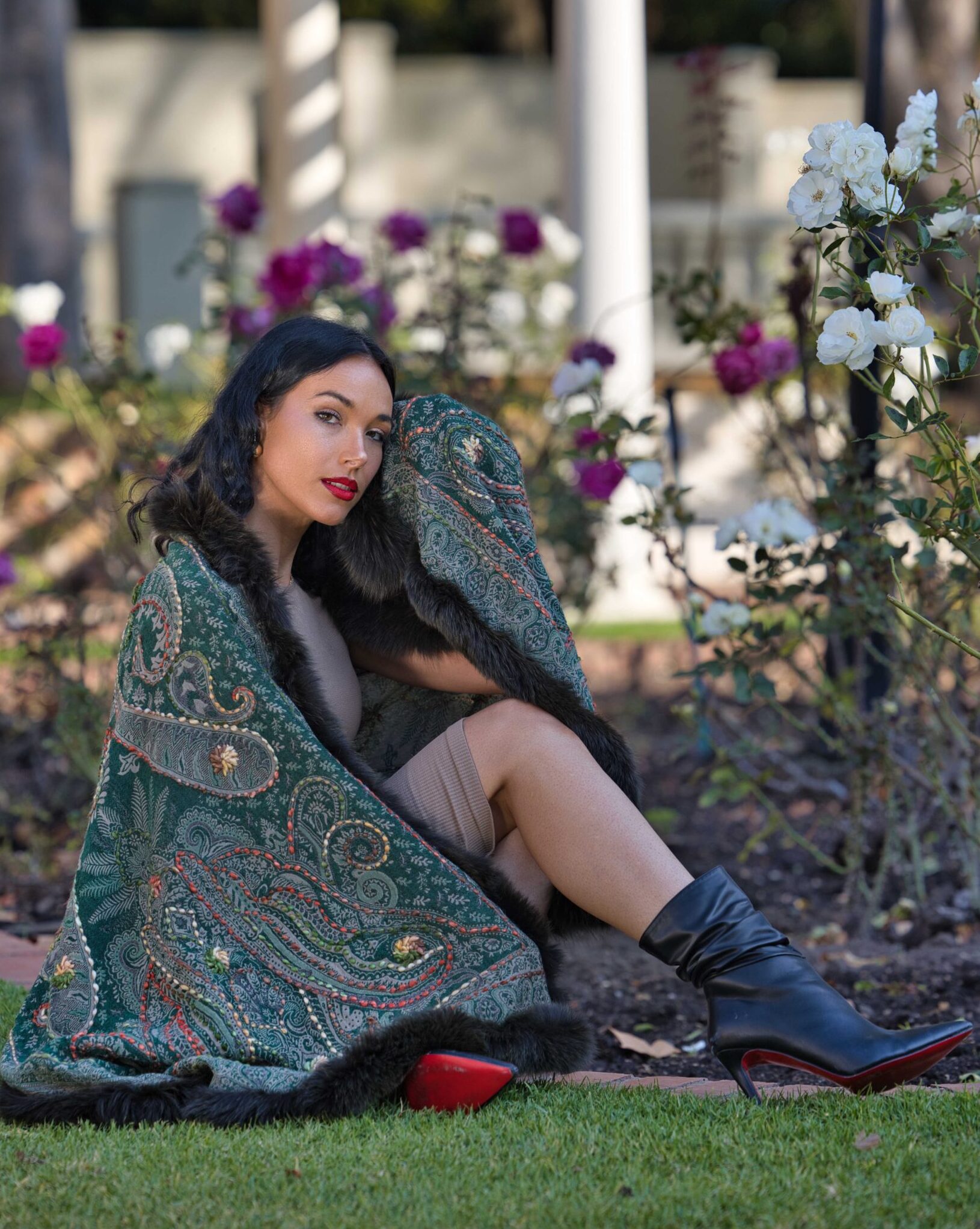 Merino Wool Fur Wrap - Image 3